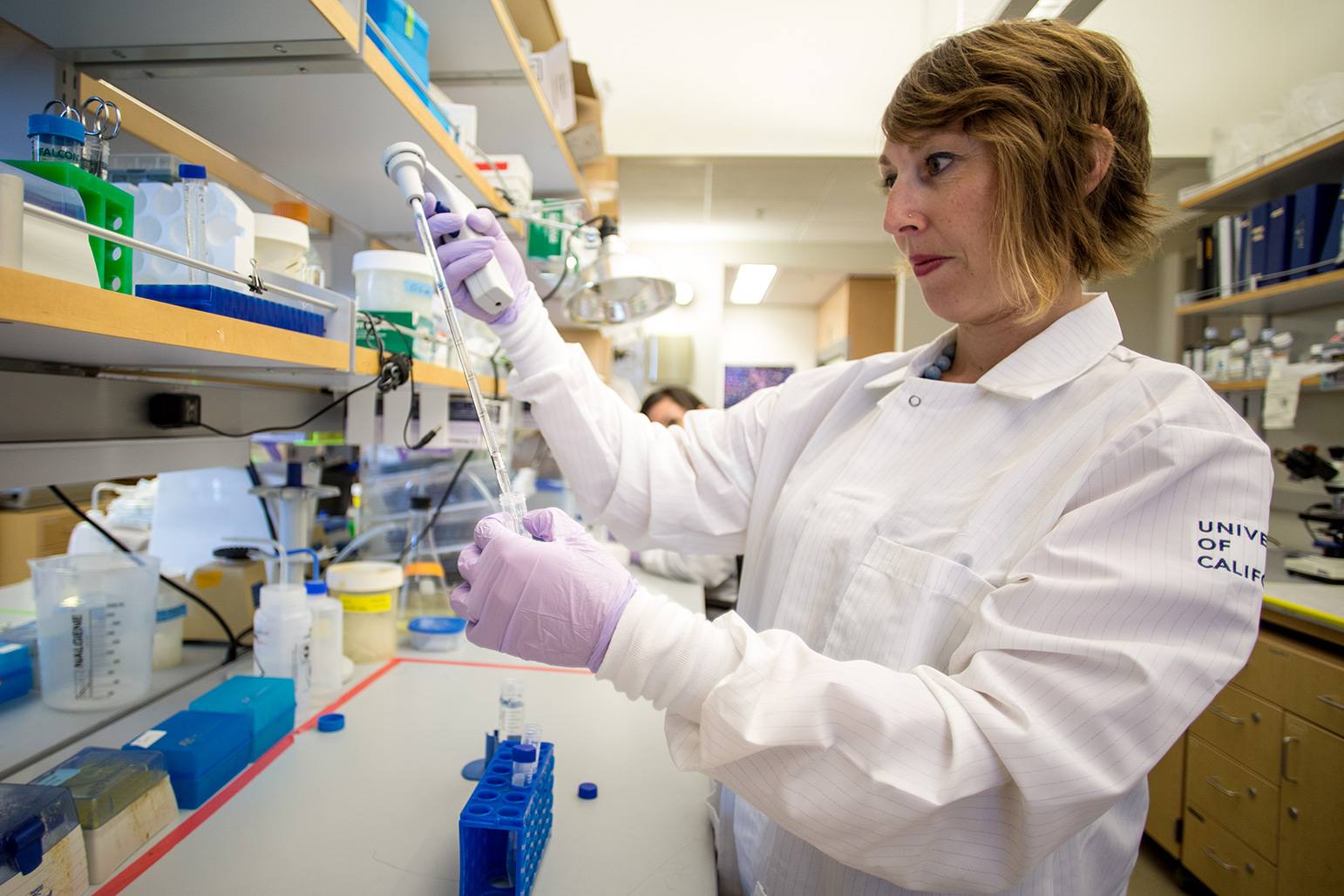 Professor Anna Beaudin is interested in the stem cells that form the human immune system.