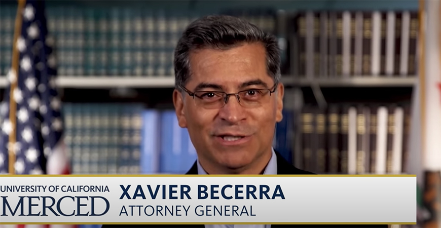 California Attorney General Xavier Becerra hero