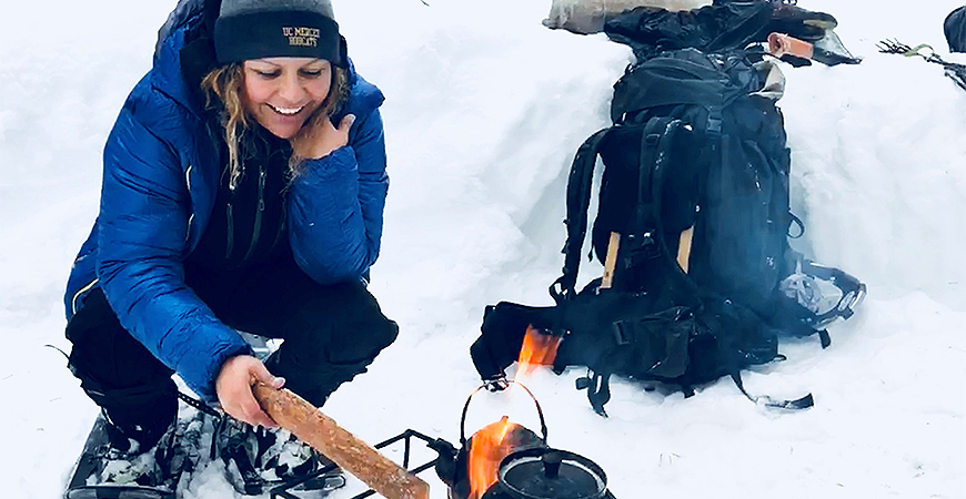 When she’s not designing the next engineering solution, alumna Janna Rodriguez enjoys mountain climbing around the world.
