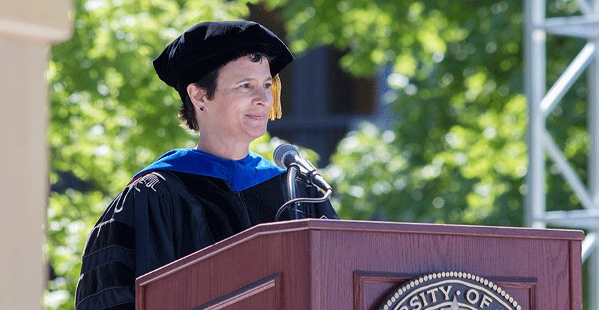 Dean of the School of Social Sciences Jill Robbins