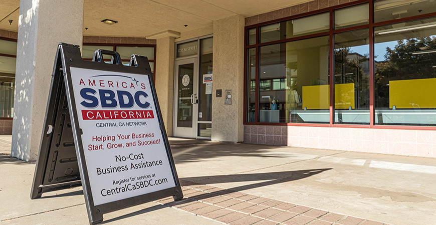 The Central California SBDC, which has been hosted by UC Merced since 2003, has been closed since March 19 and all services are currently being provided remotely.