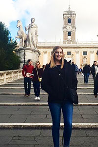 Taking Summer Session courses allowed Shelby Smith to study abroad her last semester at UC Merced and graduate within four years. 
