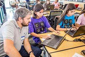 UC Merced’s STEM Resource Center offers a four-day workshop focused on inspiring girls from seventh to 12th grade to learn computer coding.