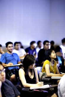 Students in the classroom