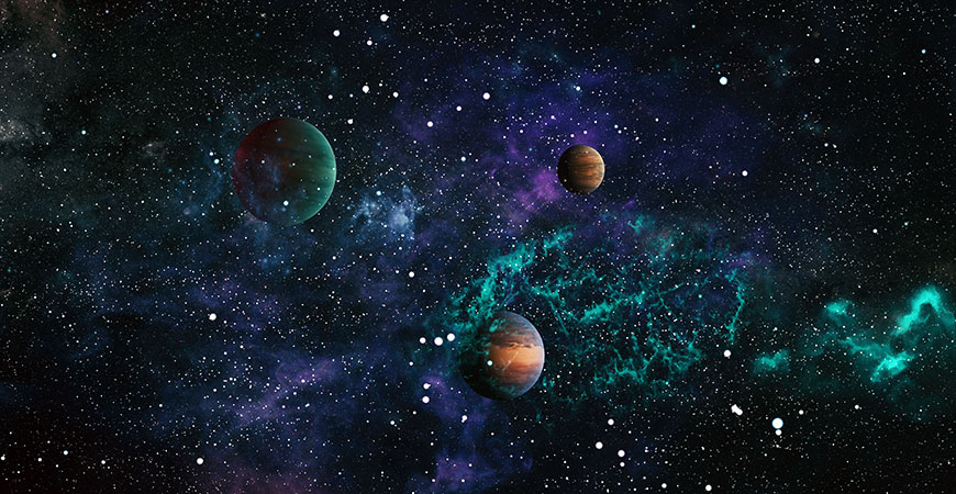 Deep space hero