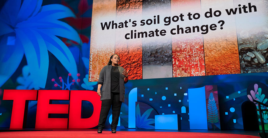 Professor Berhe at TED hero