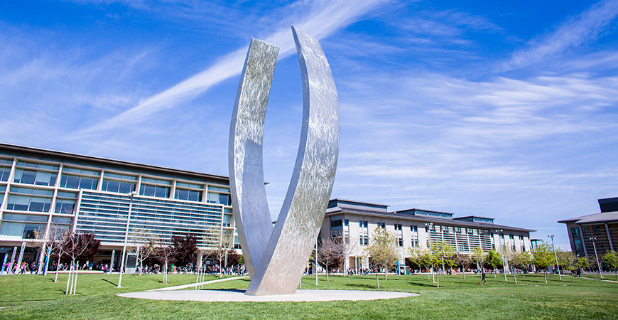 UC Merced campus quad hero