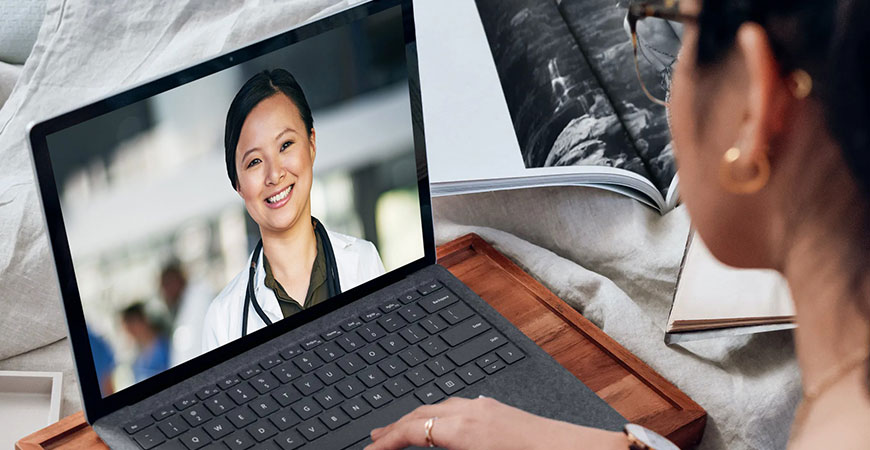 Telehealth virtual appointment hero